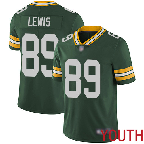 Green Bay Packers Limited Green Youth #89 Lewis Marcedes Home Jersey Nike NFL Vapor Untouchable